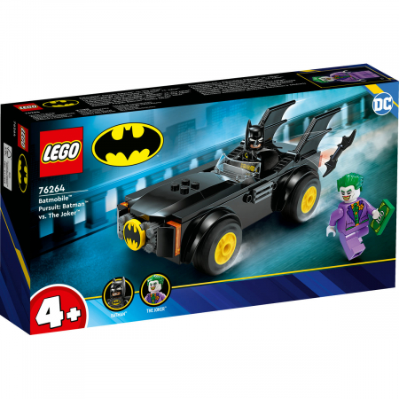 LEGO® - Urmarire pe Batmobile: Batman contra Joker, varsta de la 4 ani la 8 ani