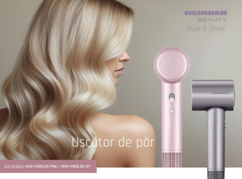 Uscator de par heinner hhd-h16bldc-pnk [5]