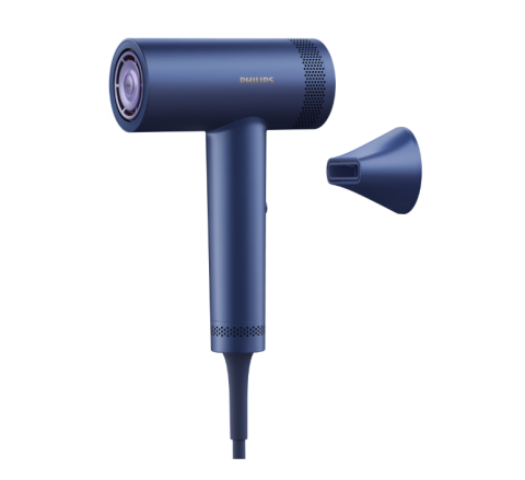 Ingrijire personala & Cosmetice - Uscator de par philips cu thermoshield advanced seria 8000 bhd839/00, 1400w, tehnologie thermoshield, 3 viteze, 4 trepte, temperatura, albastru, l x a x i (mm) 73.3x181.7x301