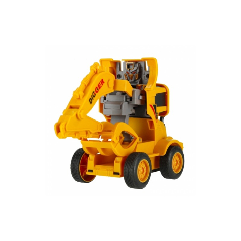 Utilaj de constructie MegaCreative 501590, 15cm, diverse modele, plastic, galben, 3+ ani [13]