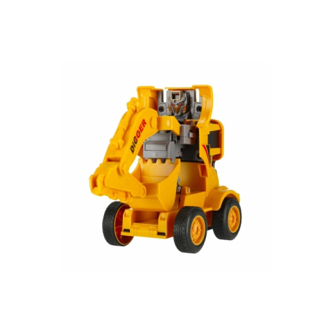 Utilaj de constructie MegaCreative 501590, 15cm, diverse modele, plastic, galben, 3+ ani [15]