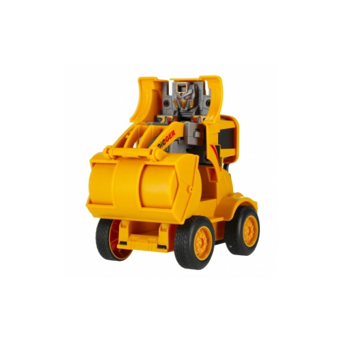 Utilaj de constructie MegaCreative 501590, 15cm, diverse modele, plastic, galben, 3+ ani [9]
