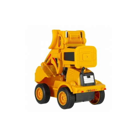 Utilaj de constructie MegaCreative 501590, 15cm, diverse modele, plastic, galben, 3+ ani [12]