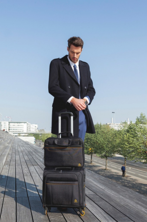 Valiza pilot cu 4 roti laptop 15,6" Exactive Exacompta 18834E, negru [4]