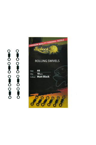 Pescuit si vanatoare - Vartejuri Select Baits Rolling Swivels #8