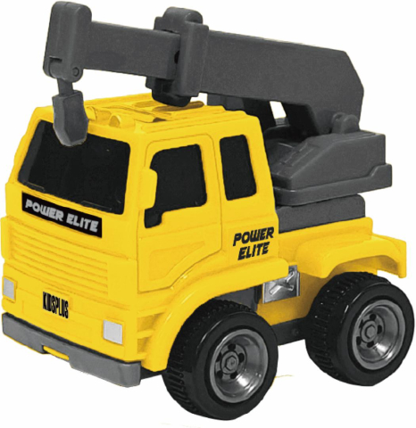 Jucării și Jocuri pentru copii - Vehicule cu frictiune, scara 1/43, 10cm, diverse modele- macara, excavator, betoniera, basculanta si autocisterna