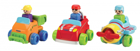 Mașini, trenulețe, vehicule - Vehicule push and go, div. modele