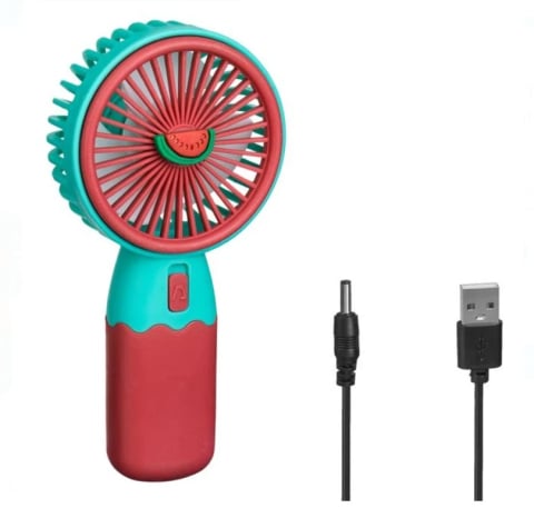 Casă, gradină și bricolaj - Ventilator portabil, de mana, pentru copii, model diverse fructe