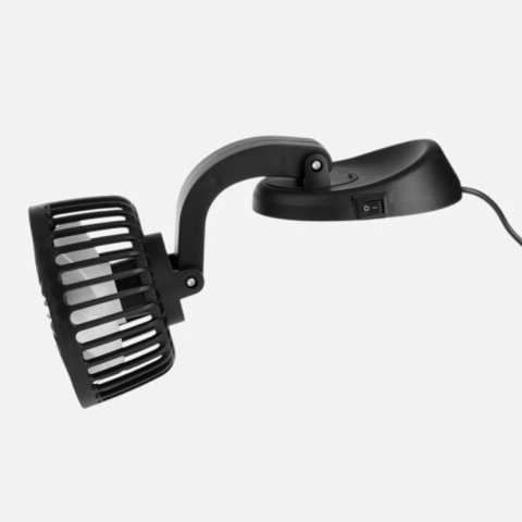 Ventilator portabil, mic, pentru masina, negru, cu USB [1]