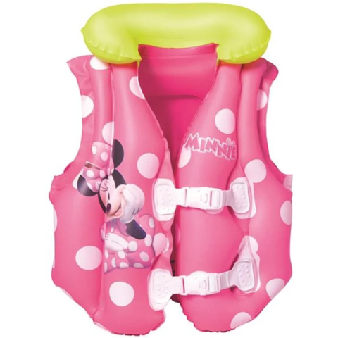 Jucării și Jocuri pentru copii - Vesta inot gonflabila pentru copii, Minnie Mouse, Roz, 3-6 Ani