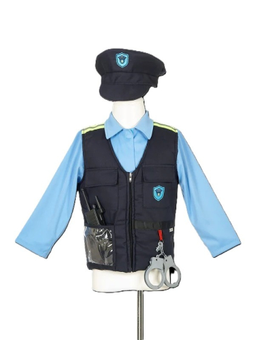Îmbrăcăminte și accesorii - Vesta Politist cu accesorii pentru copii, Souza! Baiat, Fata, varsta 3 - 6 ani, 6 - 9 ani