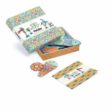 Jucării Educative pentru copii - Volubo - Pesti, Set de construit pestisori multicolori, 33 piese, Djeco, varsta 3 - 6, 6 - 9 ani, Baiat, Fata