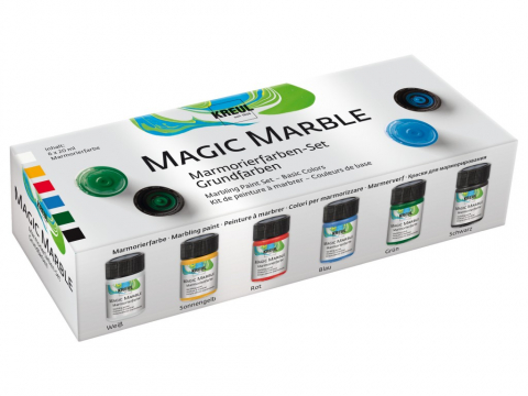 Rechizite Școlare - Vopsea Kreul Magic Marble Basic 20 ml 6/set