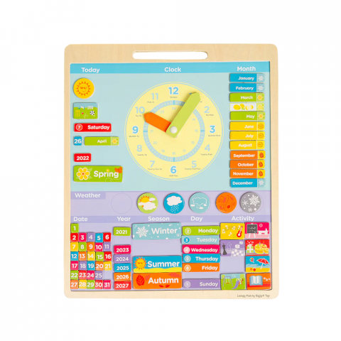 Jucării și Jocuri pentru copii - Vremea - Calendar magnetic in limba engleza