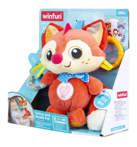 Vulpita cu sunete si lumini pentru bebelusi, winfun, varsta de la 3 luni la 2 ani [1]