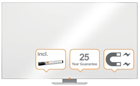 Organizare, arhivare, prezentare - Whiteboard magnetic otel emailat widescreen 70" prestige nobo