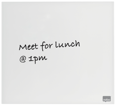 Whiteboard magnetic sticla 45*45 cm+accesorii diamond nobo [4]