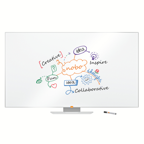 Whiteboard magnetic widescreen 70"(1561*883mm) nano clean nobo [3]