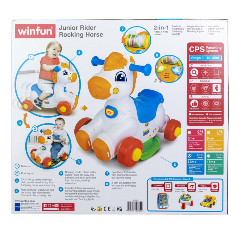 Winfun balansoar calut 2in1 interactiv copii varsta 1 an - 3 ani [6]
