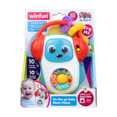 Diversificare si Ingrijire Bebe - Winfun player muzical portabil pentru bebelusi copii varsta 3 luni - 3 ani