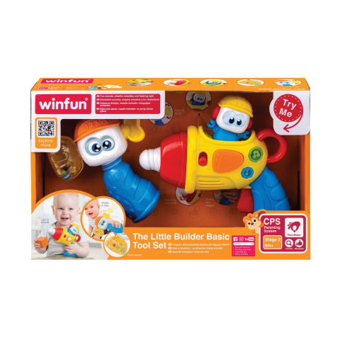 Casă, gradină și bricolaj - Winfun set de scule pentru micul constructor  copii varsta 6 luni - 3 ani