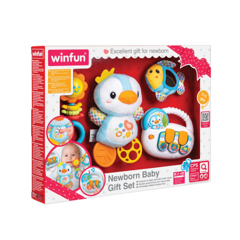 Winfun set jucarii interactive cadou pentru nou nascuti copii varsta 0 luni - 2 ani [0]