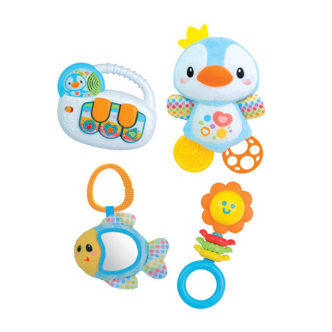Winfun set jucarii interactive cadou pentru nou nascuti copii varsta 0 luni - 2 ani [1]
