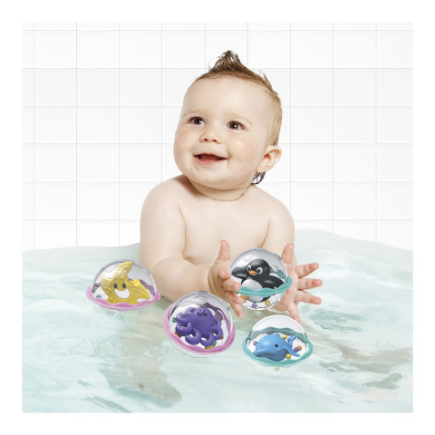 Winfun water fun set 4 bile senzoriale pentru baie copii varsta 6 luni - 4 ani [2]