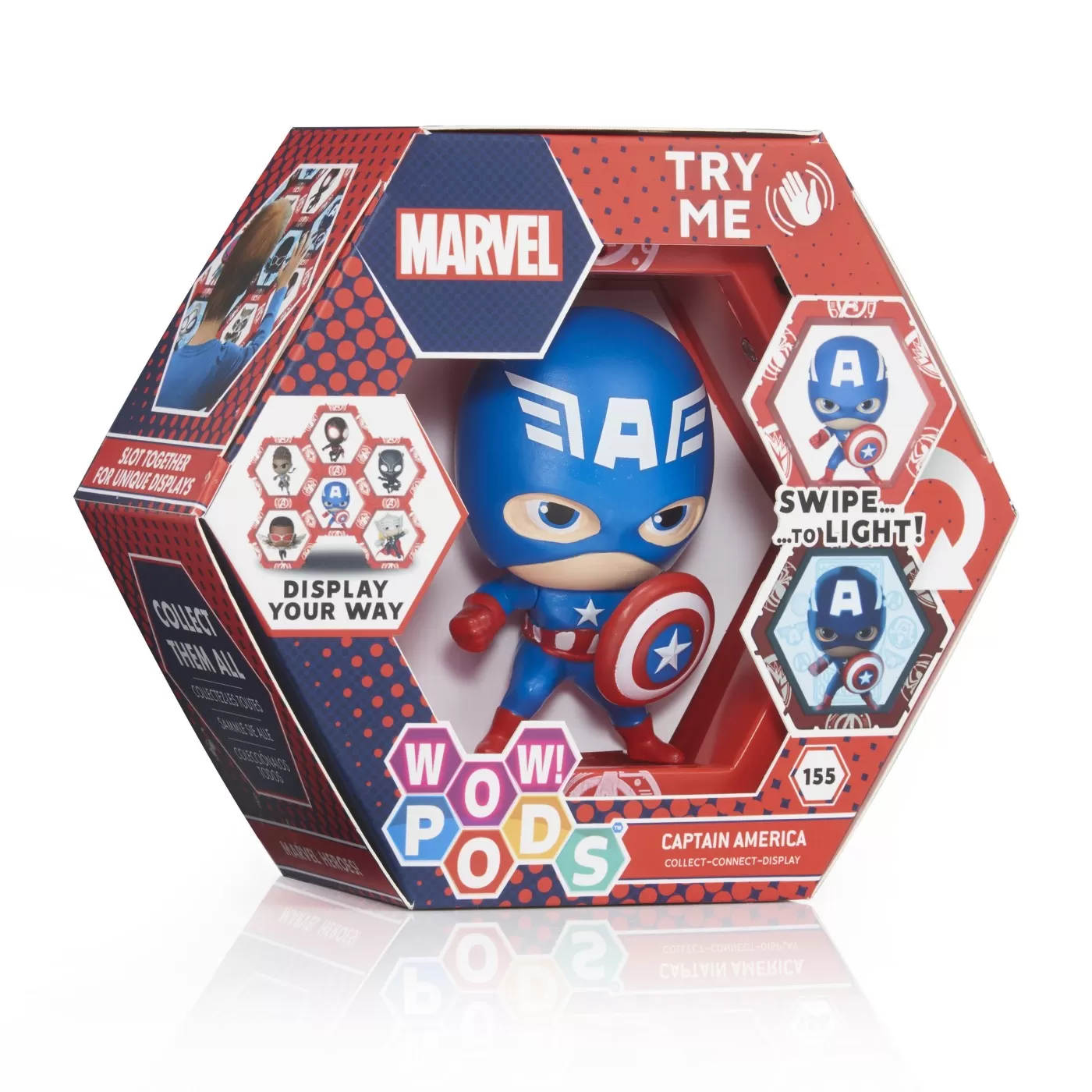 Jucării și Jocuri pentru copii - Wow! pods - marvel captain america, varsta de la 3 ani la +15 ani
