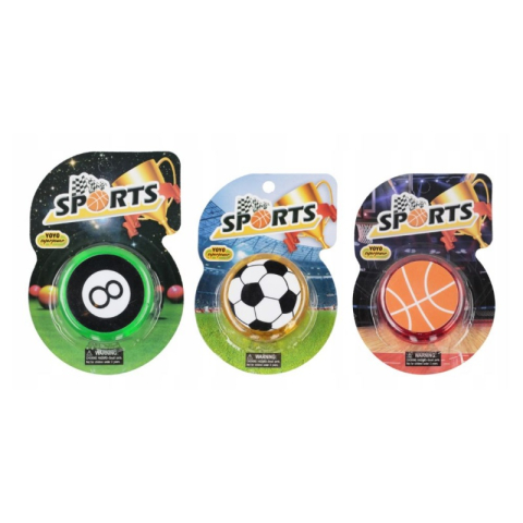 Jucării și Jocuri pentru copii - Yo-Yo - sport, 5cm, diverse imagini, 3+ ani, MegaCreative, 582394