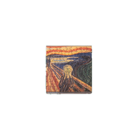 Zoom Micropuzzle Munch Strigatul, Londji pentru Adult varsta 9+ [1]