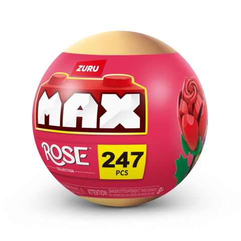 Zuru Max - Set de constructie, Colectie de trandafiri copii varsta 3 ani + [4]