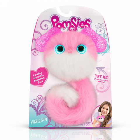 Jucării și Jocuri pentru copii - Zuru Pomsies - Jucarie interactiva, Puppy Bubblegum varsta 3-5 ani ,5-7 ani, Fete