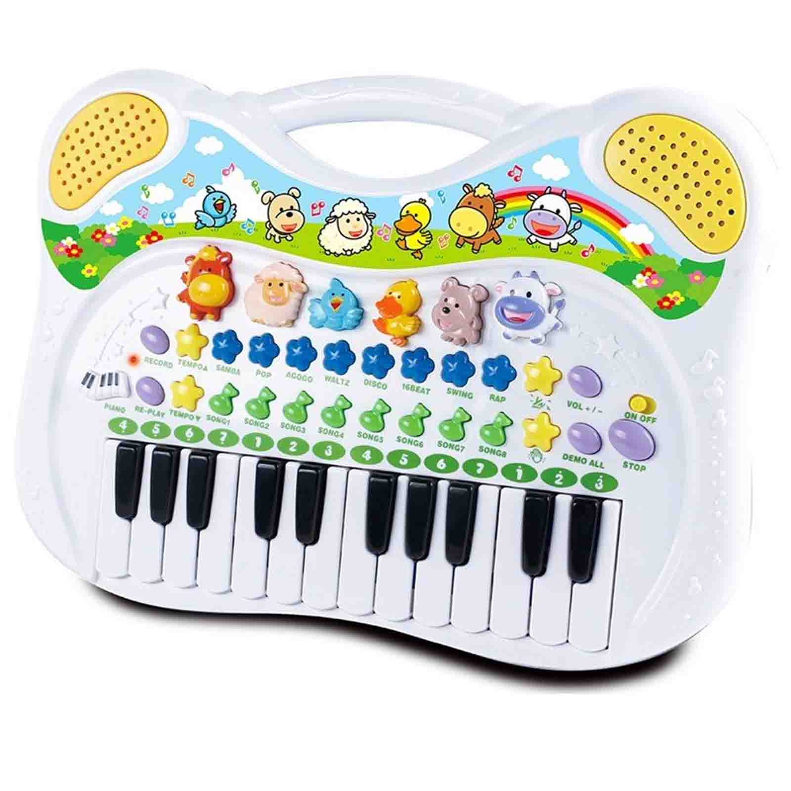Звук музыкальной игрушки. Детский синтезатор/пианино Carsan 950. Музыкальная игрушка пианино с животными. Детское пианино звуки животных. Детское пианино с животными.