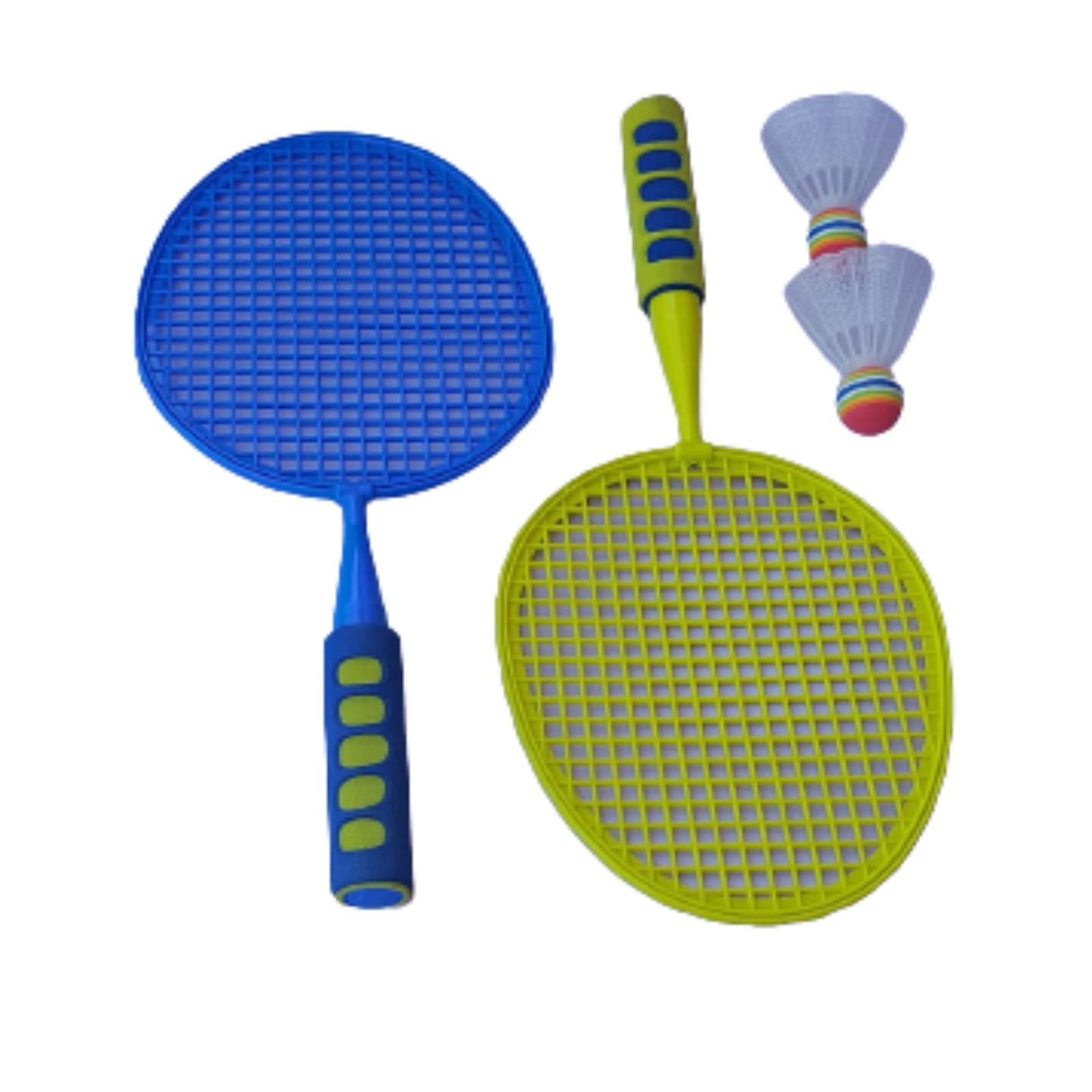 Personification basic Pouch Rachete Badminton Copii Set 2 Palete Badminton din plastic