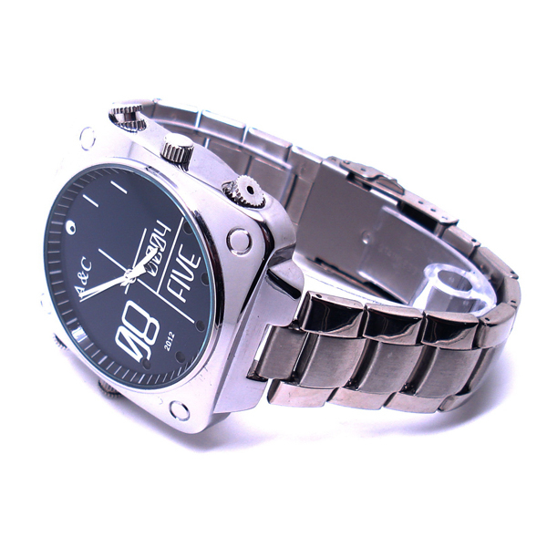 Cameră Video Spion DVR, Night Vision Mascată în Ceas de Mâna, Brățară Metalică, Rezoluție 1080P [4]