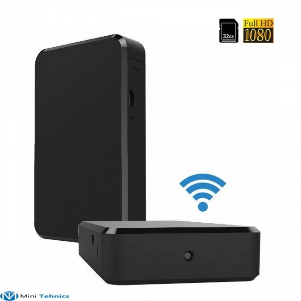Microcamera Video Spy  Wi-Fi Ip + DVR, Detector de Miscare, Autonomie 8 Ore, 32GB [1]