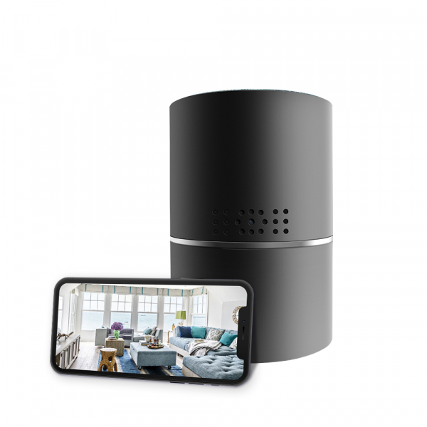 Boxă Bluetooth cu Cameră Video Spy, WI-FI, IP, P2P+DVR, Senzor de Mișcare, Lentilă Rotativă 330 de Grade [6]