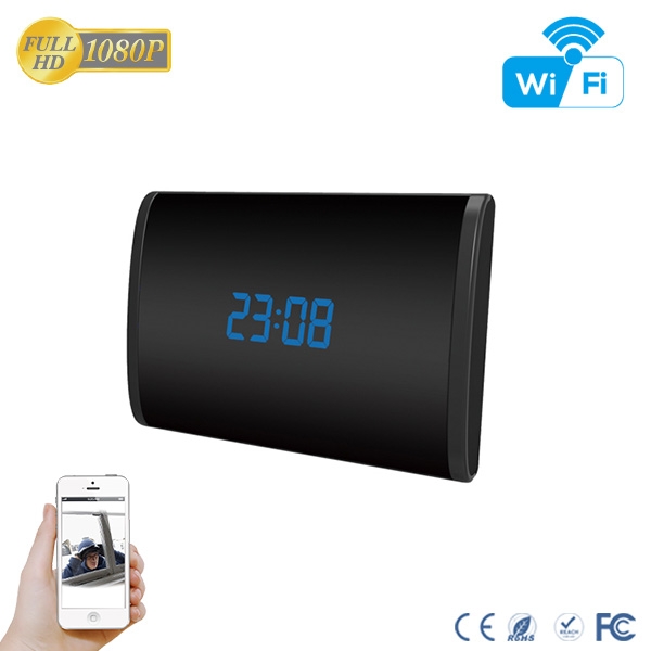 Microcamera Ip spion mascata in ceas de birou [7]