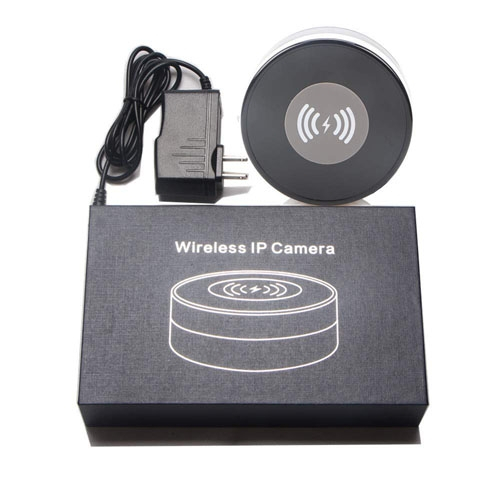 Încărcător Wireless cu Cameră Video Spy, Wi-Fi, Ip, P2P, Rezoluție 1920x1080p, Senzor de Mișcare, Lentilă 160 de Grade, 128GB [5]