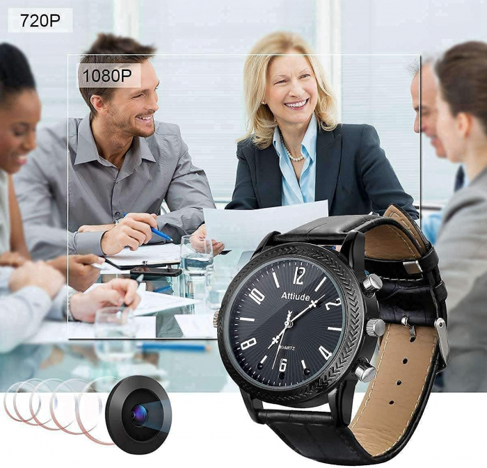 Camera Video Spy in Ceas de Mana cu Filmare pe Timp de Noapte si Memorie 32GB, CMTIRW23 [6]