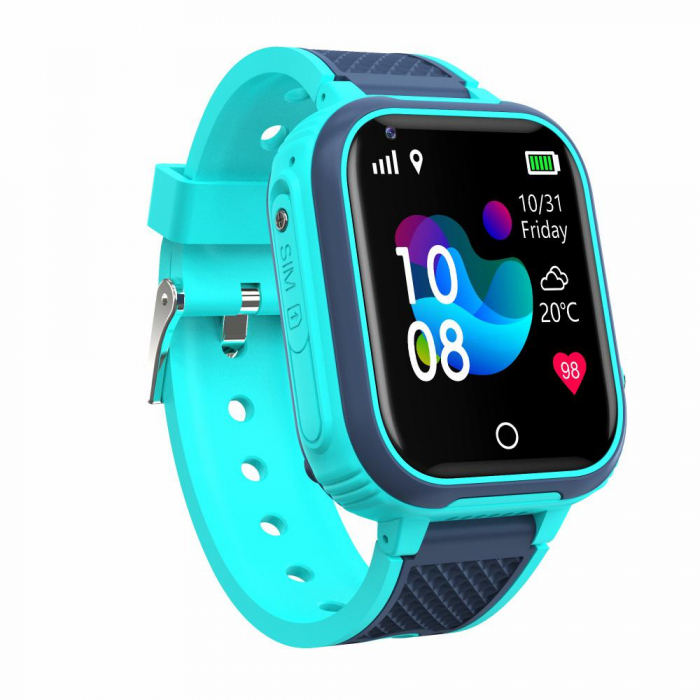 Ceas Smart cu LOCALIZATOR GPS Inteligent, pentru Copii, cu Apelare Video, Buton de Panica + Aplicatie pe Android si iOS [3]