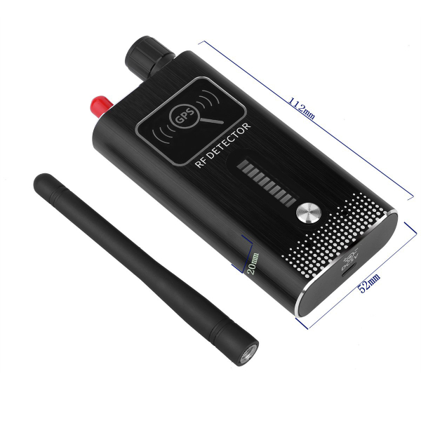 Detector Ultraprofesional de Camere Video Spion, Microfoane si Localizatoare GPS, 8.7 GHz, MAXPROTECT08, Husa Antiascultare Bonus [6]