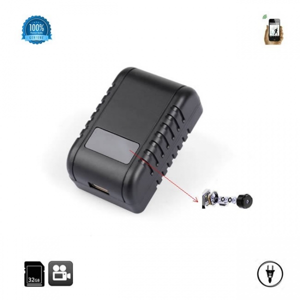 Camera video spion in incarcator, 1920x1080p, wi-fi ip, filmare pe timp de noapte, detector de miscare [1]