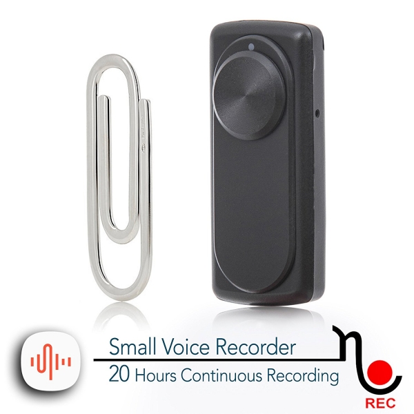 Mini Reportofon 8GB Autonomie 20 de Ore, Înregistrare Continuă și Capacitate de Stocare 90 de Ore - NANOREC [1]