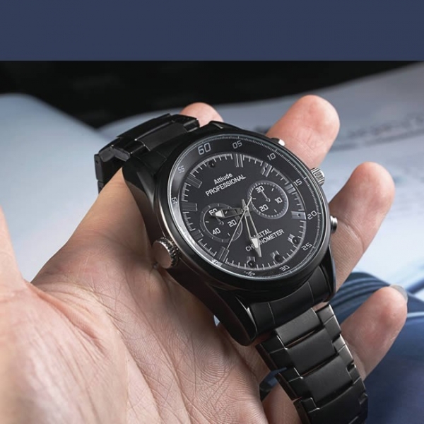 Camera video spy 1920x1080p in ceas de mana cu filmare pe timp de noapte [4]