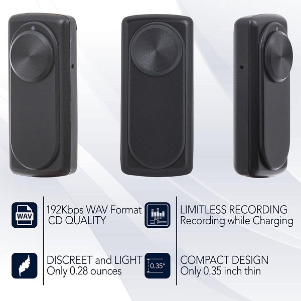 Modul Reportofon 8GB, Activare Vocală, 20 de Ore Autonomie și Capacitate de Stocare 90 de Ore, Model DOTON 9mm Grosime [5]