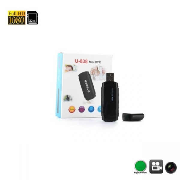 Camera video cu filmare pe timp de noapte ascunsa in stick USB de memorie [2]