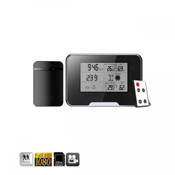 Termohigrometru cu microcamera video DVR pentru spionaj full HD [2]