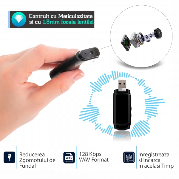 2in1 - reportofon si camera integrate in stick USB de memorie [6]